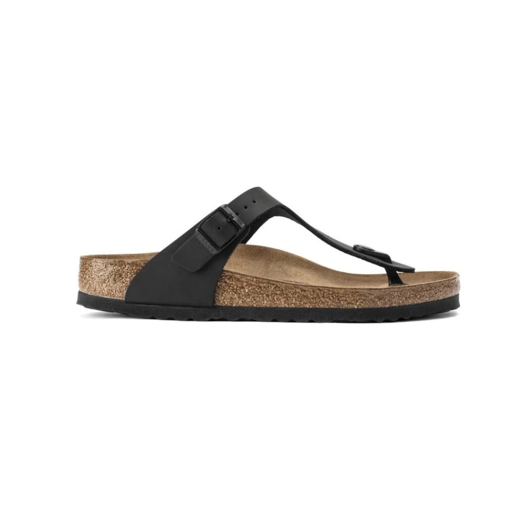 Birkenstock Gizeh Birko-Flor Thong Sandal - Black 43691-260